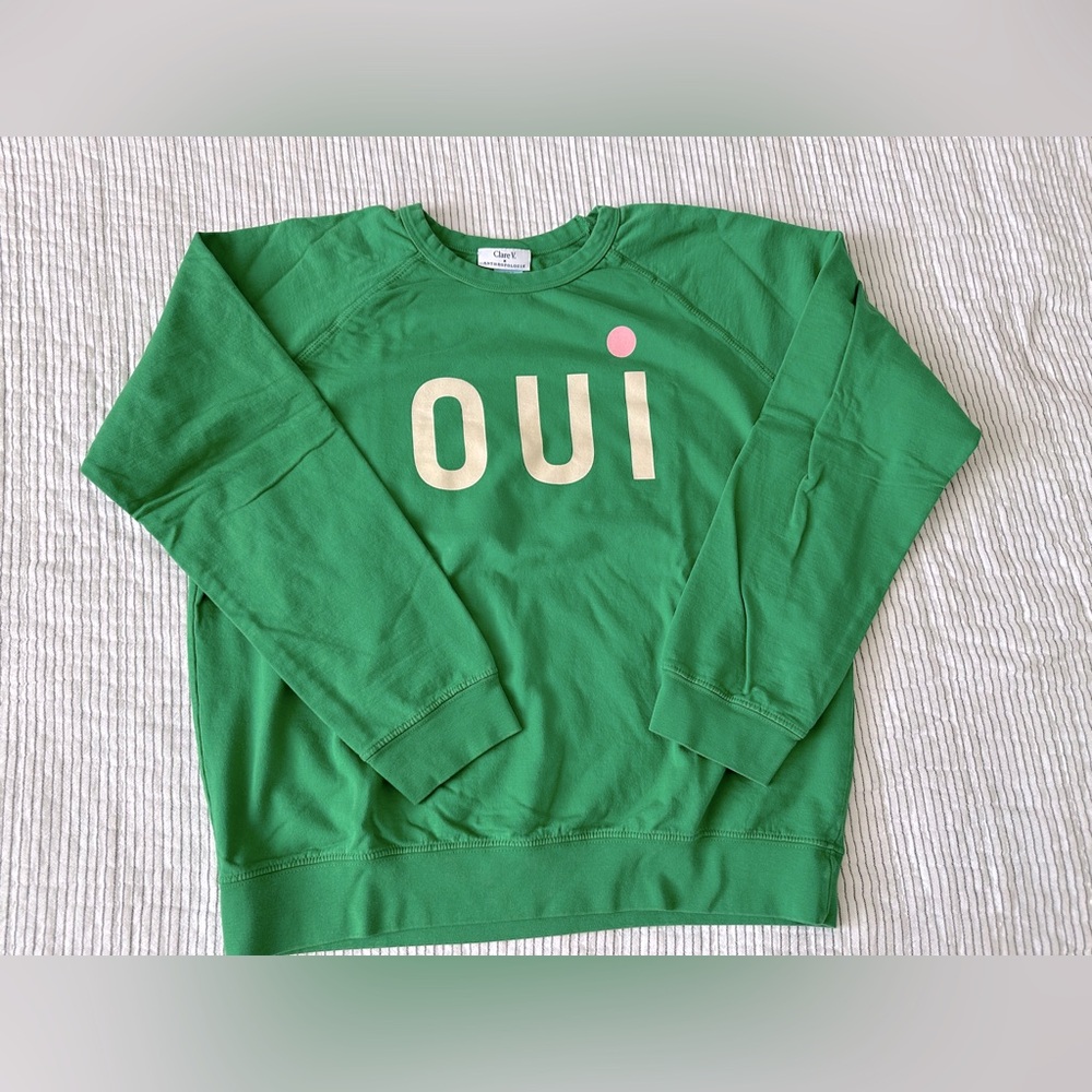 Clare V. for Anthropologie Oui Sweatshirt
